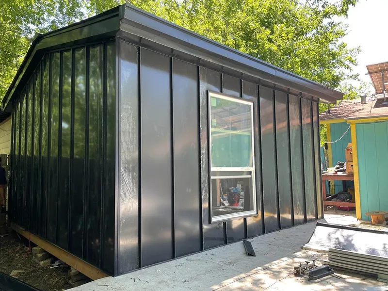 Black standing seam metal wall panels for Roof Inspection in Swatara